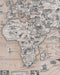 Mapa del Mundo de Maravillas Sepia - Lámina - Mappin