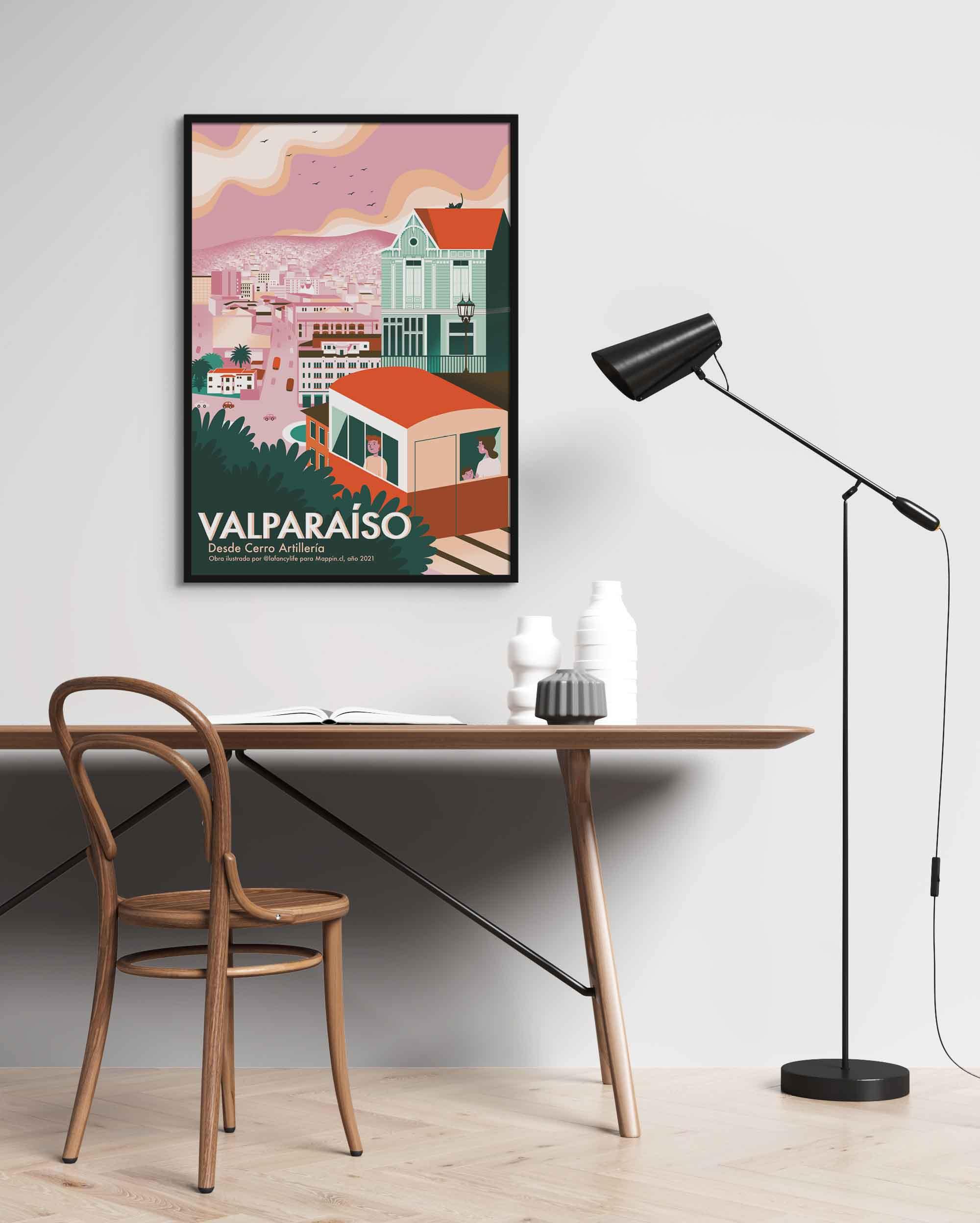 Poster Valparaíso - Enmarcado - Mappin