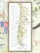 Mapa de Chile "Lugares que Hablan" - Enmarcado - Mappin
