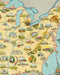 Mapa de Estados Unidos y sus Obras Públicas - Lámina - Mappin