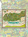 Mapa del Parque Metropolitano de Santiago - Enmarcado - Mappin