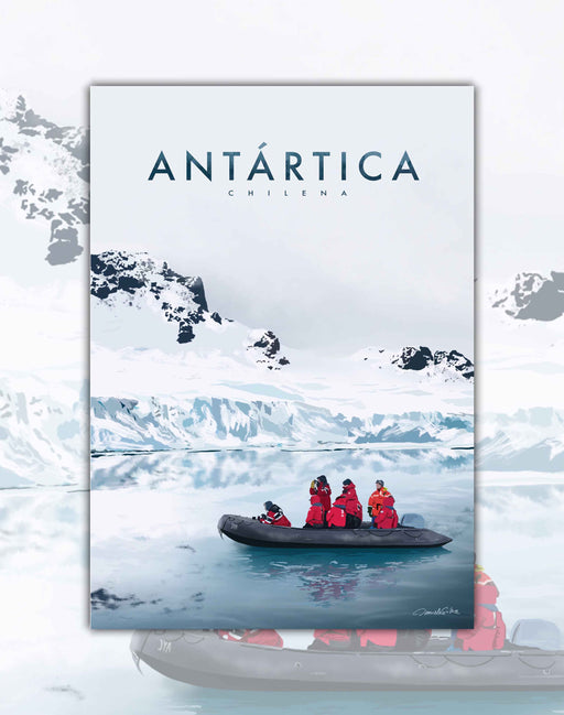 Poster Antártica Chilena - Lámina - Mappin