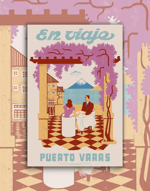 Poster Puerto Varas - Lámina - Mappin