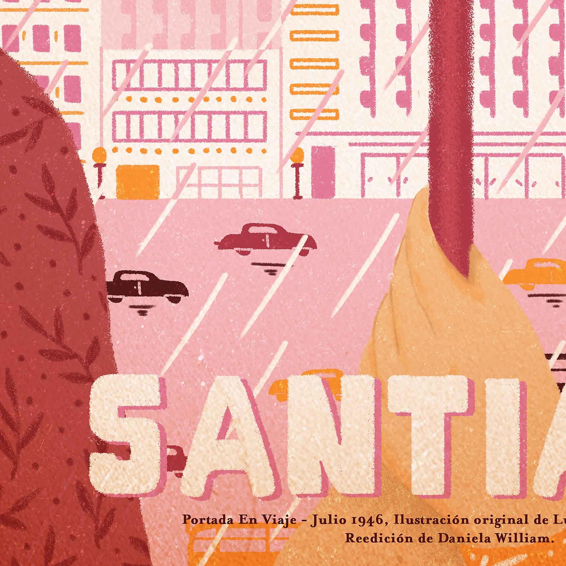 Poster Santiago Alameda - Enmarcado - Mappin