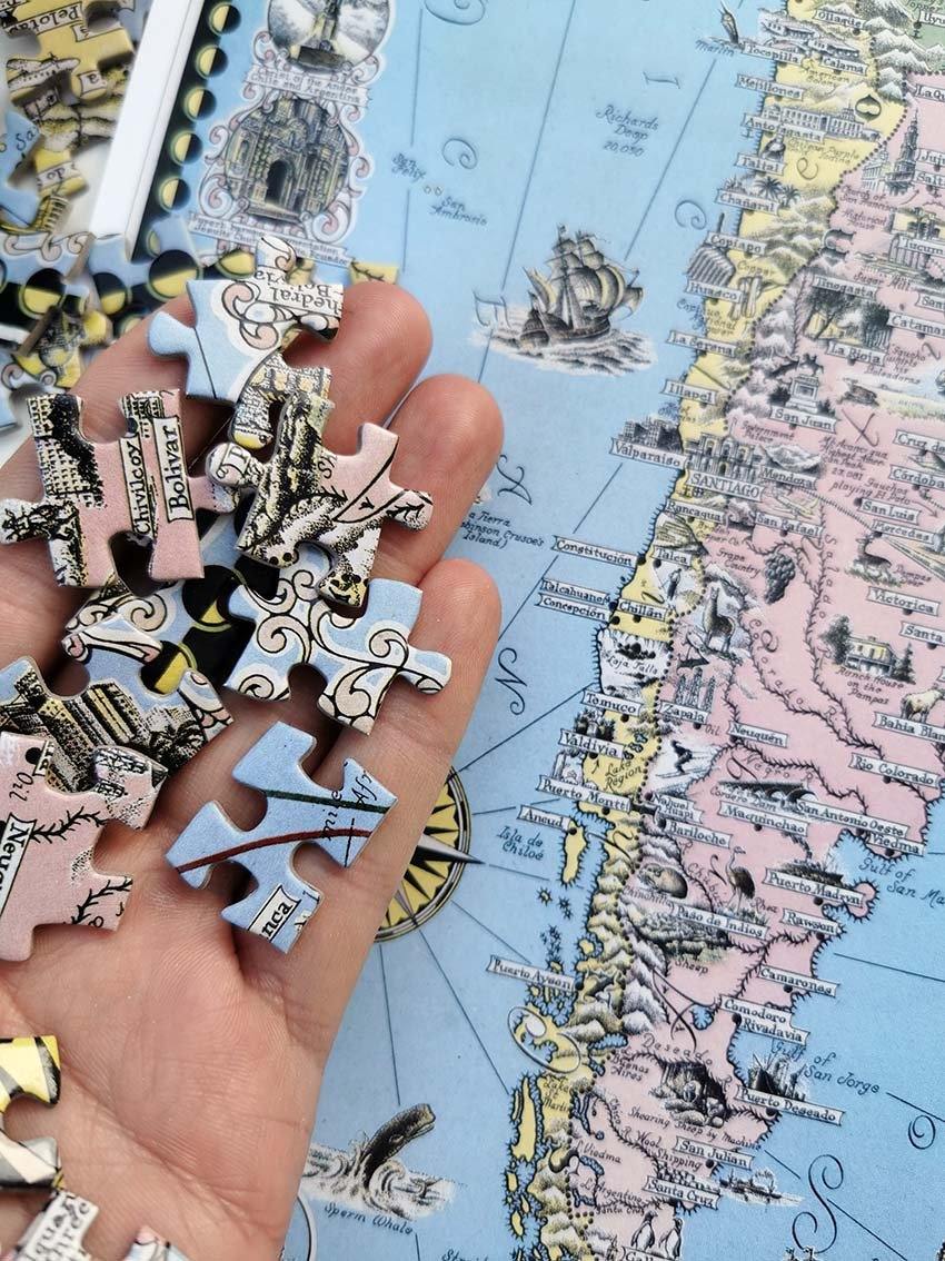 Puzzle Sudamérica (En Tubo) - 1.000 Piezas - Mappin