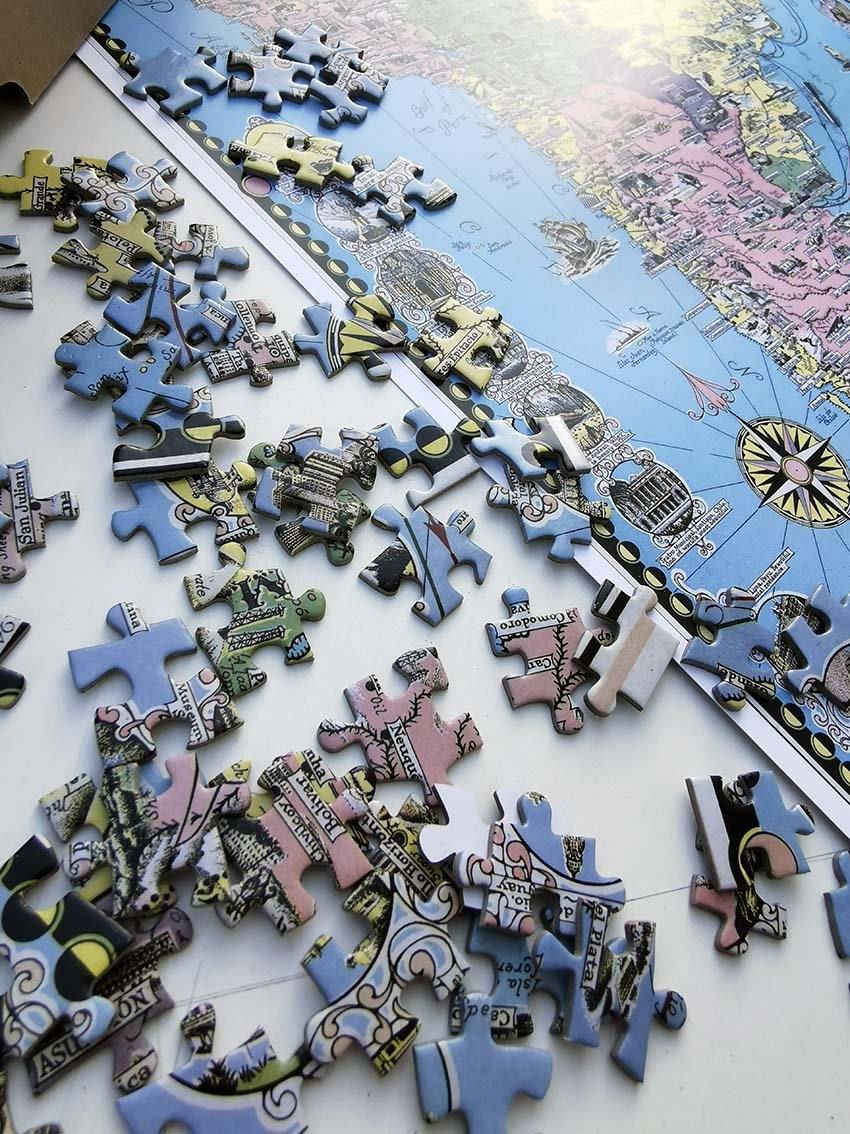 Puzzle Sudamérica (En Tubo) - 1.000 Piezas - Mappin