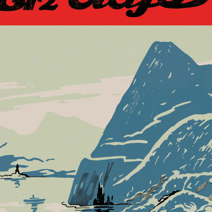 Poster Sur de Chile - Enmarcado - Mappin