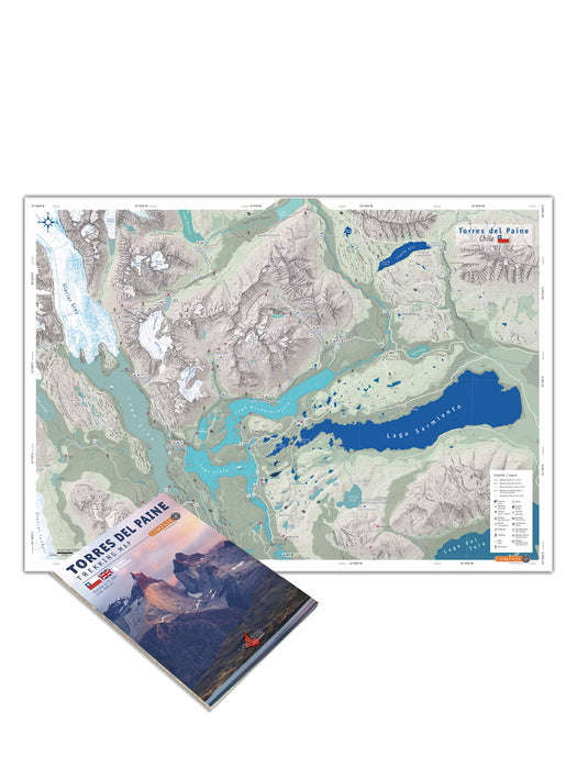 Folding Map of Torres del Paine