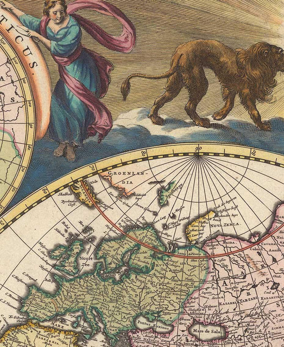 Novissima Terra 1700 - Deco Mural - Mappin