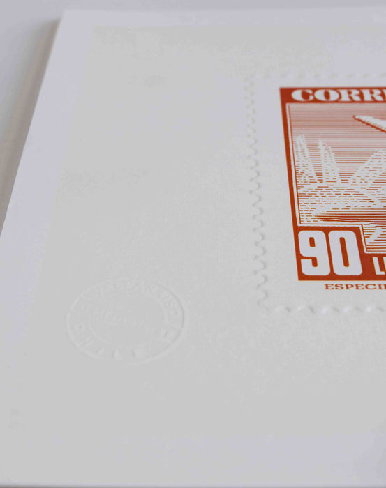 LAN Chile Stamp Sheet - 90 Cts