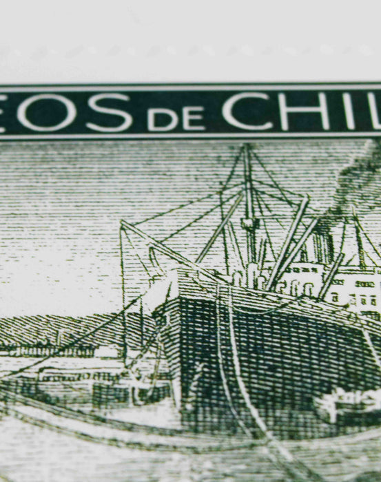 Lámina Estampilla LAN Chile - 100 Cts - Mappin