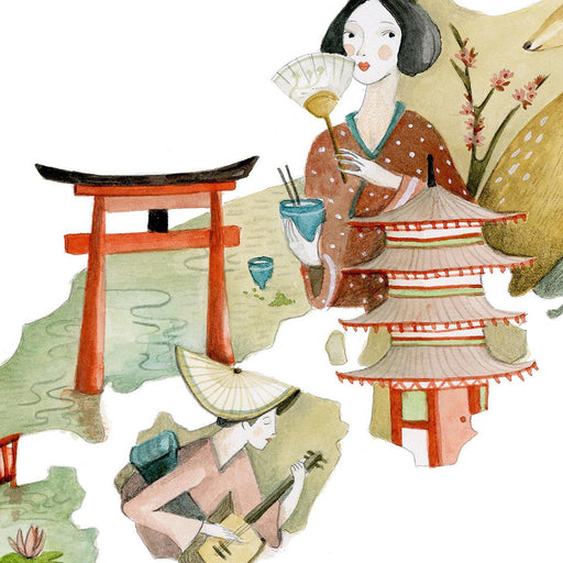 Japón Ilustrado - Lámina - Mappin