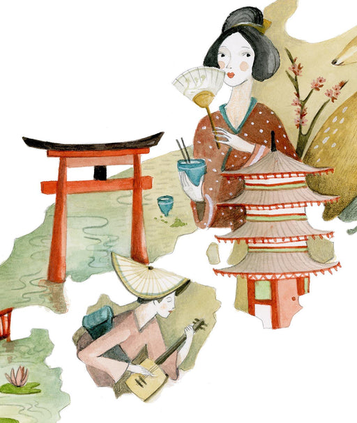 Japón Ilustrado - Enmarcado - Mappin