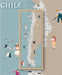 Mapa Raspable de Chile - Enmarcado - Mappin