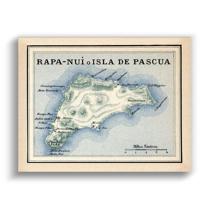 Rapa Nui en 1903 - Lámina - Mappin