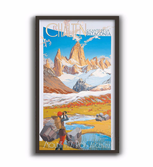 El Chaltén / Mount Fitz Roy - Enmarcado - Mappin